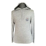 Polo Ralph Lauren Men's American Flag Eagle Hoodie S Heather Grey Long Sleeve VG