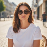 Prive Revaux The Kiki Tortoise Shell Brown Polarized Sunglasses Case Cloth