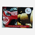 Italy Ferrari Parmigiano Reggiano Cheese Souvenir Postcard Magnet 3"x2" EXC