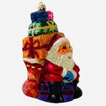 Santa Ornament CHRISTOPHER RADKO Glass Christmas Ornament Xmas Ornament Art