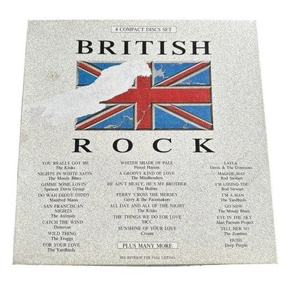 Rare 4 CD Set British Rock Box