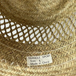 Peter Grimm Las Vegas USA American Flag Straw Lifeguard Sun Hat Wide Brim Size L