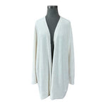 Soma Eyelash Knit Cardigan Women's XL Ivory Open Front Sweater Wrap Cozy NWT