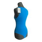 Cyanstyle Blue Soft Dance Gymnastics Leotard Bodysuit Swimsuit Size S NWT
