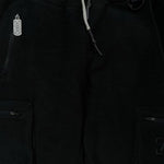ASRV Cargo Joggers Black Velvet Tapered Slim Fit Men's Size S Multi-Pocket VG