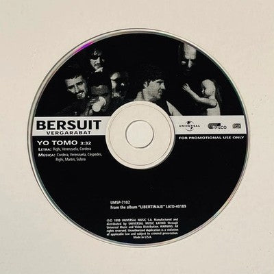 RARE CD Bersuit Vergarabat - Yo Tomo