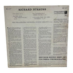 Richard Strauss Eugene Ormandy Don Juan Waltzes Till Eulenspiegel LP 1957