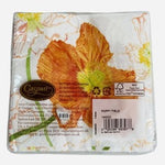 Caspari Poppy Field Luncheon Napkins 20 Count Floral Party NIP Beautiful
