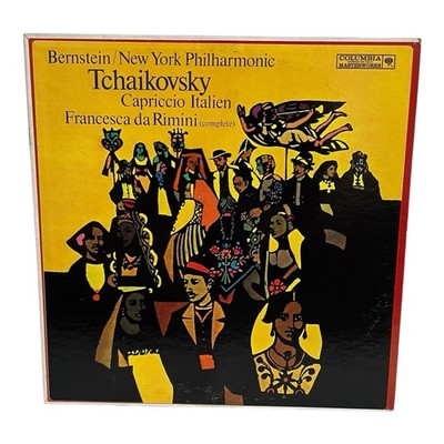 Tchaikovsky Bernstein NY Philharmonic Francesca da Rimini Capriccio Italien LP