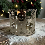 Slatkin & Co Bath & Body Works Gingerbread Man 3-Wick Candle Holder Sleeve 4" VG