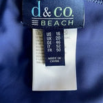 D&Co Beach Blue Athletic Shorts Built-In Panties Activewear Size 16 NWOT
