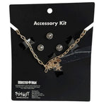 Monster High Clawdeen Wolf Jewelry Kit Gold Tone Necklace Pins Spirit Halloween