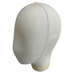 Canvas Linen Mannequin Head Display Stand Wig Hat Jewelry Holder 11" New