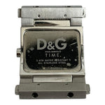 Dolce & Gabbana D&G Stainless Steel Watch Blue Leather Green Rubber Straps 3ATM