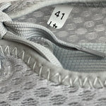 Women's Gray Mesh Orthopedic Comfort Walking Tennis Shoes Lace Up Soft Sole Sz 9