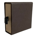 Authentic Louis Vuitton Brown Black Logo Jewelry Gift Box 2.5"x2.5"x1"