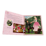 Vintage 2006 Barbie 12 Dancing Princesses Illustrated Story Book 12pg Good