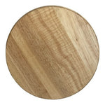 Large Round Wooden Serving Tray 14.5" Farmhouse Salad Bowl Platter Food Tray