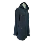 Kristen Blake Women’s Hooded Jacket Parka Raincoat Black Size M