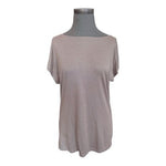 Lauren Ralph Lauren Sleeveless Top Shell Shimmer Metallic Champagne Size PM NWT