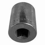 Craftsman 1" Shallow Socket 1/2" Drive 12-Point Black Oxide USA Made Vintage G