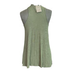 Dolan Anthropologie Left Coast Green Ribbed Tank Top L Moss Sleeveless NWT