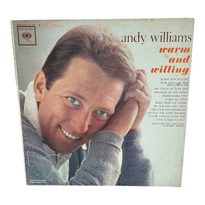 Andy Williams Warm And Willing 1962 Mono Jazz LP Columbia CL 1879 G