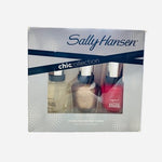 SALLY HANSEN 3x Complete Salon Manicure Nail Polish Set Chic Collection NIB