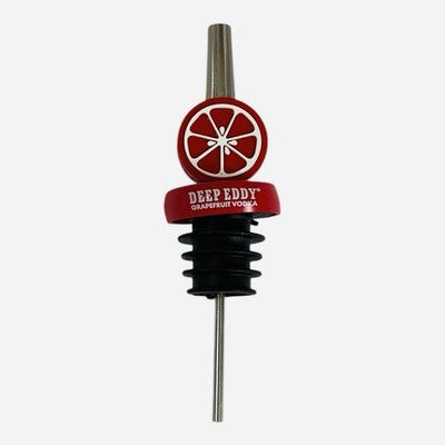 Pair of Deep Eddy Grapefruit Vodka Bottle Pourer Spout Bar Accessories Ruby Red