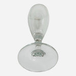 Set of 11 Clear Glass Stemmed Champagne Flutes Tulip Shape Dessert Glass 6.5" VG