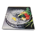 Vintage Home Beautiful Rose Glass Divided Relish Tray Japan Platter NIB