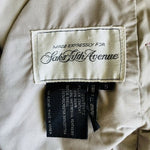Vintage Saks Fifth Avenue Reversible Down Puffer Jacket Pink Beige Womens Size S