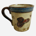 Home Studio Canyon Ranch Western Cowboy Boot Mug Rustic 14oz VG