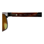 POLICE Men’s Sunglasses Frame Only VPL 431K Glider 140 Brown 54-17