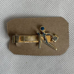 Vintage General Electric Gold-Toned Tie Clip Rare Good Condition