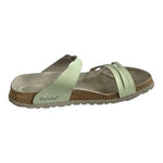 Betula Birkenstock Light Green Leather Slide Sandals Narrow Women Size 11 Good+
