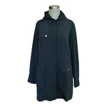 Kristen Blake Women’s Hooded Jacket Parka Raincoat Black Size M