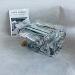 Italian Villa Stainless Steel Pasta Maker Machine Hand Crank Italy Made NIB