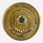 Vintage 1974 Argentine Federal Police NCO School Medal Plaque 8" NIB