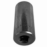 Husky 3/4" Deep Well Socket 1/2" Drive 6-Point Black Oxide USA Made VG