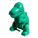 SPRITZ Walking Wind-Up Dinosaur Green T-Rex Tyrannosaurus Rex Toy 2"