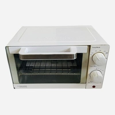 Mainstays 4 Slice Toaster Oven White Compact Countertop VG