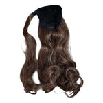Long Wavy Wrap Around Ponytail Hair Extension 22" Chestnut Brown Never Used
