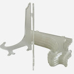 11" Clear Plastic Plate Display Stand Easel Holder Set of 5 Excellent