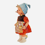 M.I. Hummel Goebel Vintage Vinyl Doll Girl Figurine with Tag Made in Germany