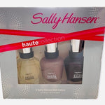 SALLY HANSEN 3x Complete Salon Manicure Nail Polish Set Haute Collection NIB