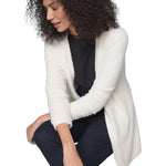 Soma Eyelash Knit Cardigan Women's XL Ivory Open Front Sweater Wrap Cozy NWT