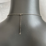 MWS 925 Sterling Silver Lariat Y-Necklace Natural Carnelian Gemstone Pendant 18"