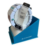 FREESTYLE The Bliss White Blue Watch Colorblock Water Resistant Elastic Band New