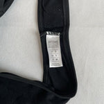 Anzermix Black Cotton Blend 5 Pack Basic Thong Underwear Womens Size Small NEW
